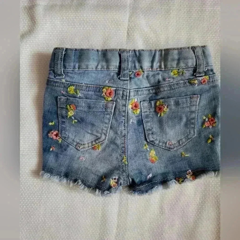 Bundles of 2 Baby Girl's short denim SZ 18MOS - Picture 2 of 6